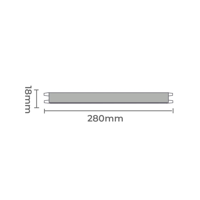 Fonte 12V Slim Nordecor 3A 36 watts IP20  285x25x20mm (Ultra Fina) 7015