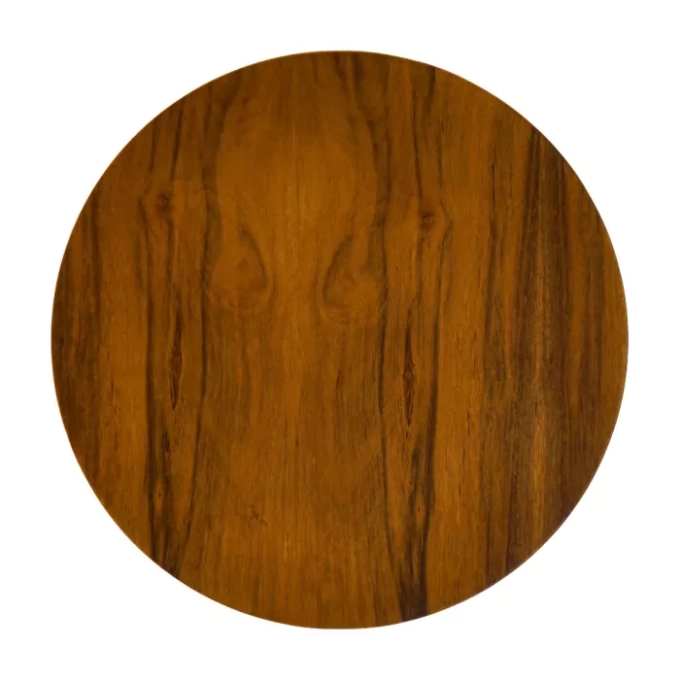 Arandela Union Iluminação Eclipse Madeira 21 watts 3000K Ø700x30mm 437