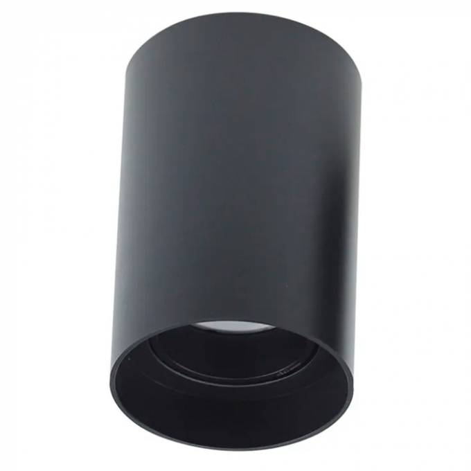 Spot Sobrepor Nordecor Loch Redondo 1L Dicoica MR16 Preto Ø80x140mm 6209