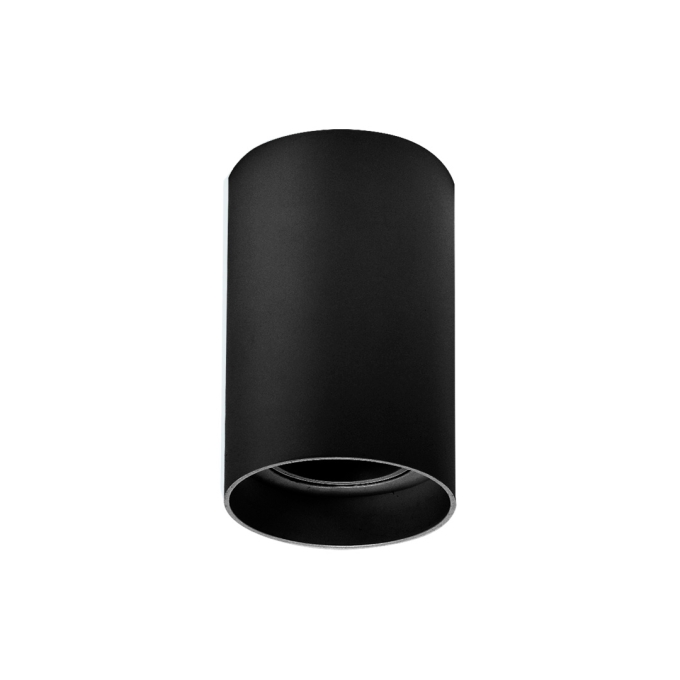 Spot Sobrepor Nordecor Loch Redondo 1L AR70 Preto Ø105x150mm 6237