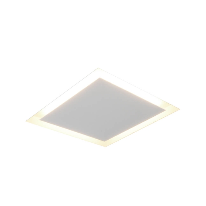 Embutido Newline Piazza No Frame 16,8 watts 2700K Branco 310x310x40mm Bivolt EM3042LED27