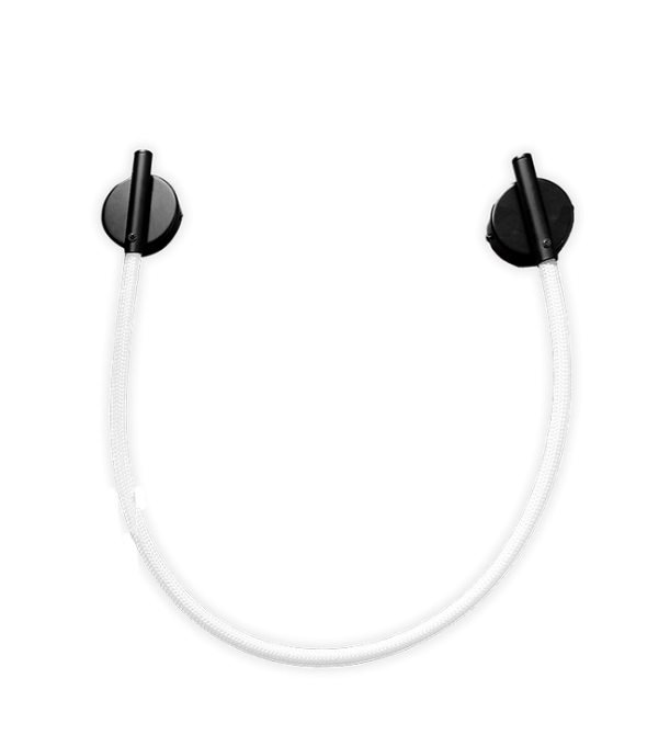 Arandela GMH Defensa Preto e Silicone Revestido 15 watts  3000K Bivolt 900mm A-DEFENSA-PRETO