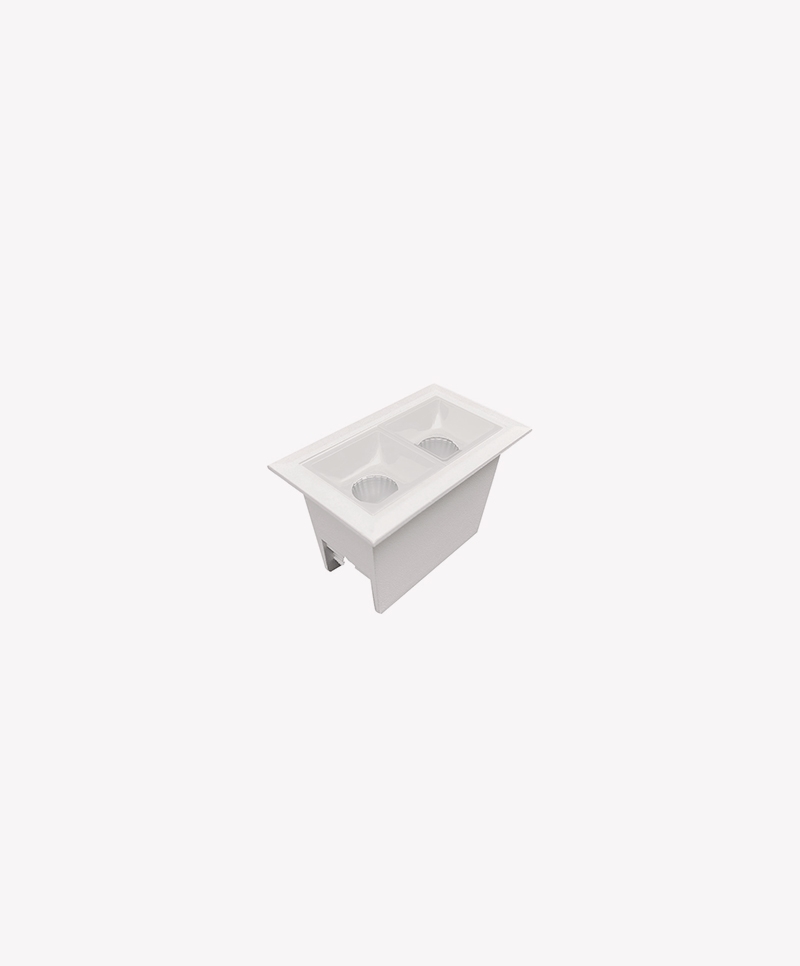 Spot Embutir Opus LED Soul 4 watts 2700K IRC90 30° IP20 75x45x50mm Branco OPS 87722
