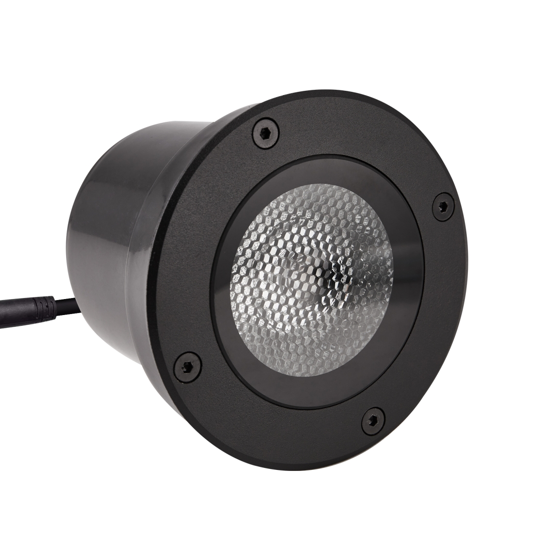 Embutido de Solo Nordecor Venna 15 watts 2700K 24V IRC97 24° IP67 Preto Ø120x90mm 6624