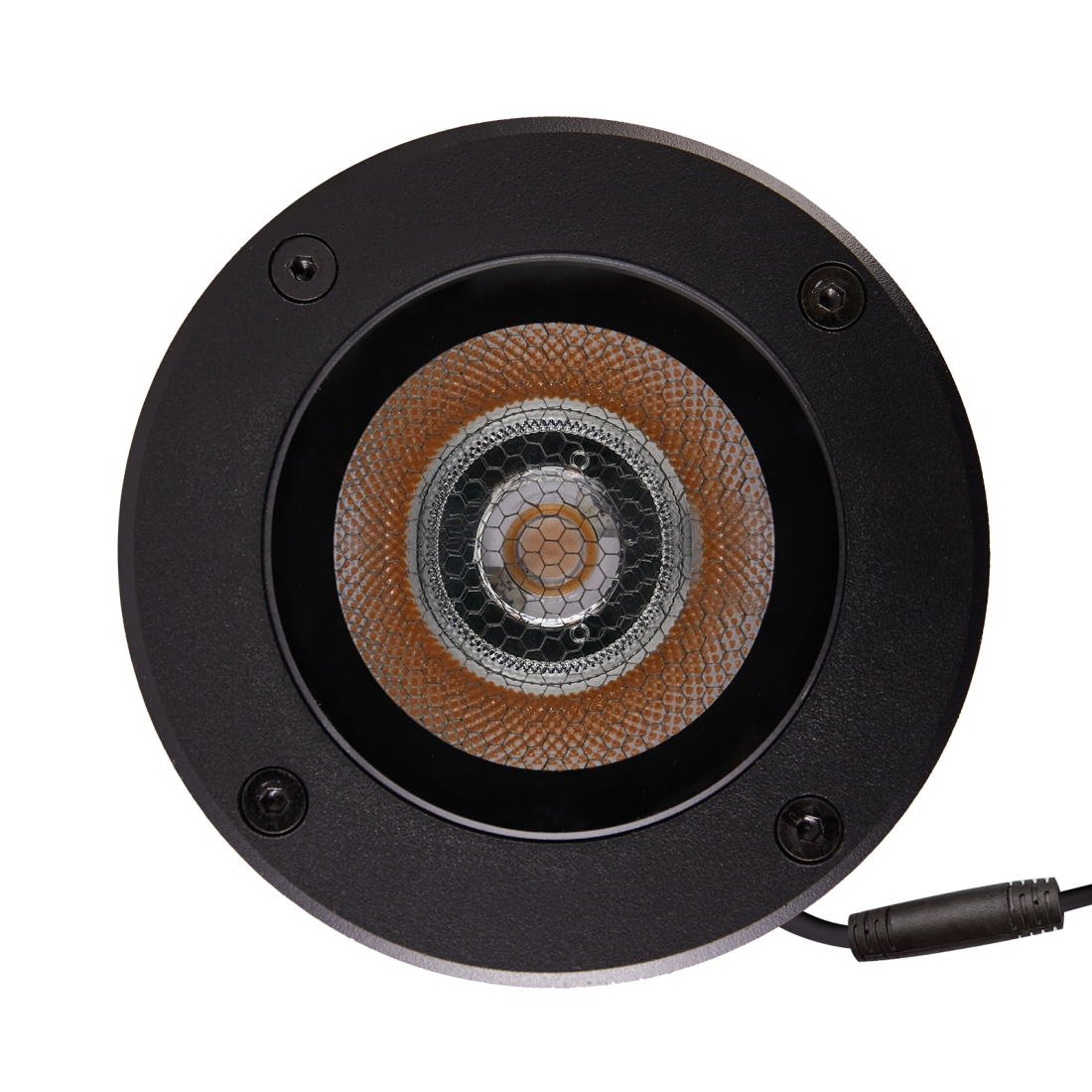 Embutido de Solo Nordecor Venna 15 watts 2700K 24V IRC97 12° IP67 Preto Ø120x90mm 6620