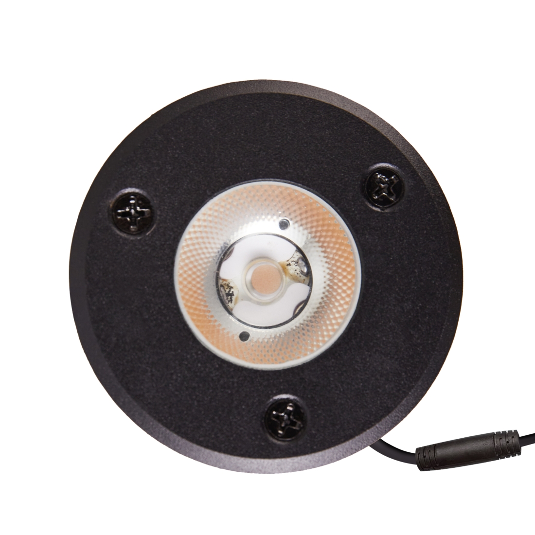 Embutido de Solo Nordecor Venna 5 watts 2700K 24V IRC97 24° IP67 Preto Ø65x70mm 6622
