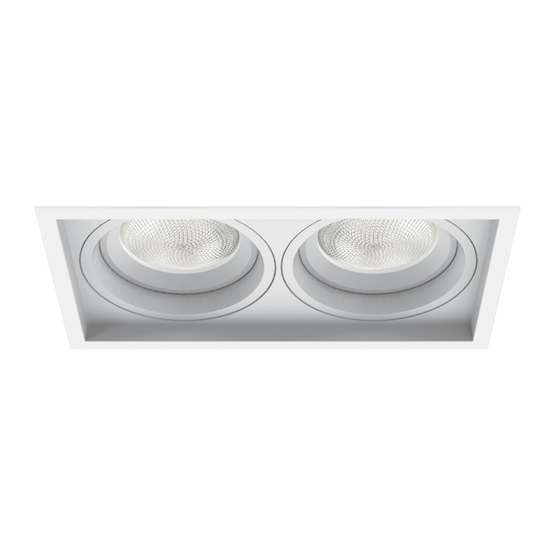 Embutido Interlight Micro Borda Recuado 2L PAR20 115x210x38mm IL 4707
