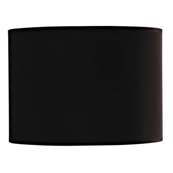 Cúpula Bella Basic Tecido Preto Ø310x220mm EX1315PT