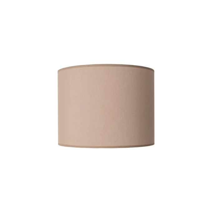Cúpula para Abajur Bella Basic Cilíndrica Ø400x300mm Tecido Nude EX2011ND