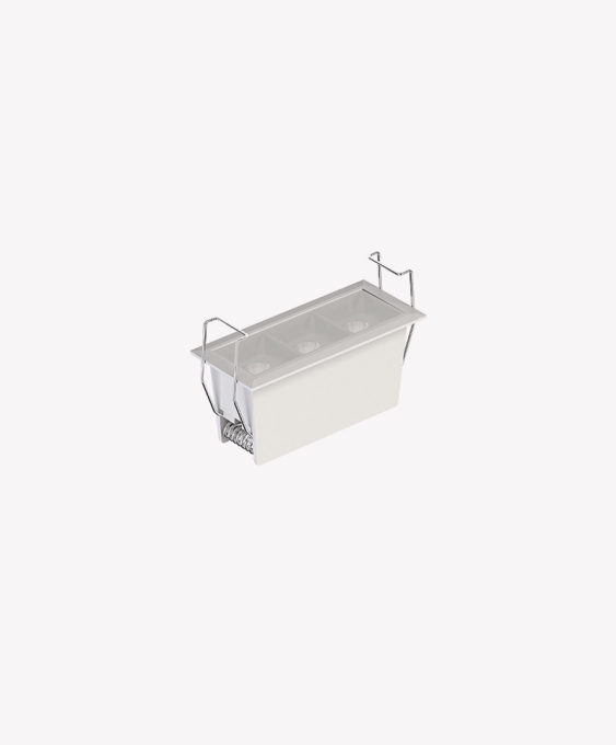 Spot Embutir Opus LED Soul 6 watts 2700K IRC90 30° IP20 105x45x50mm Branco OPS 87746