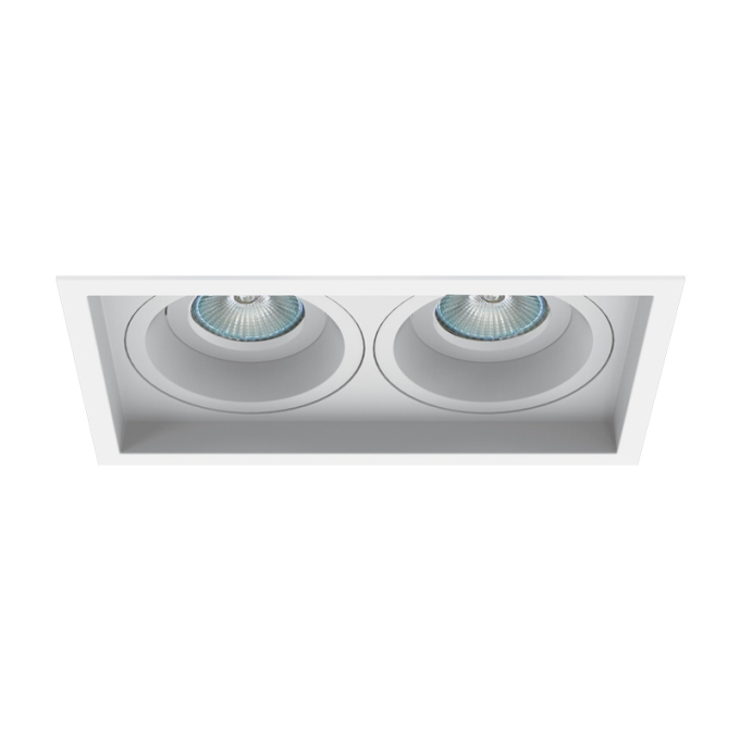 Embutido Interlight Micro Borda Recuado 2L Mini Dicroica MR11 85x150x39mm IL 47012-GZ