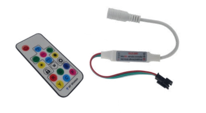 Controlador Fita RGB MK Iluminação Digital 12V/24V 144 Watts 16804