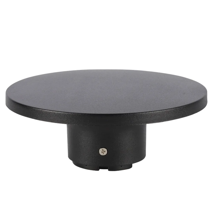 Arandela Bella Eclissi ABS Preto IP65 3 watts 3000K Ø100x30mm ECL1AR01PT010