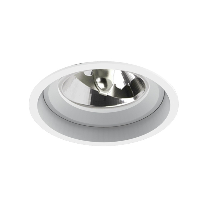 Embutido Interlight Semi Borda Orientável Redondo 1L AR70 Ø91x27mm IL 4744