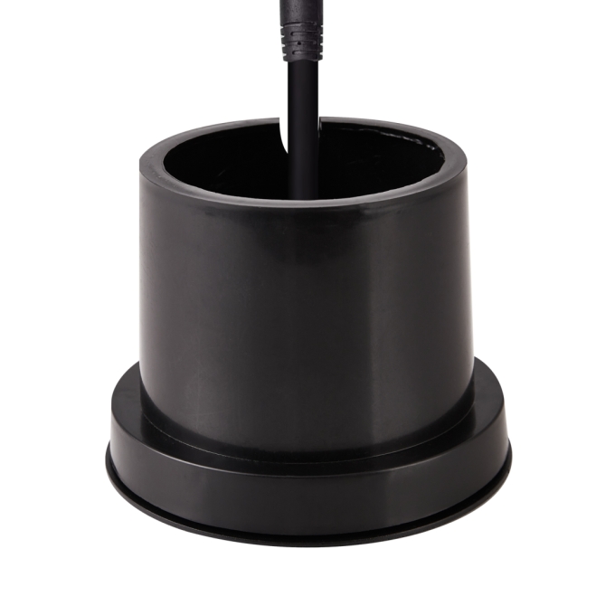 Embutido de Solo Nordecor Venna 15 watts 2700K 24V IRC97 12° IP67 Preto Ø120x90mm 6620