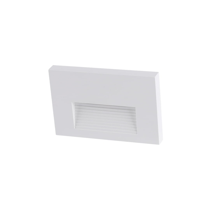 Balizador Nordecor Maja Sobrepor Branco 2 watts 3000K IP65 Bivolt 75x115mm 2708