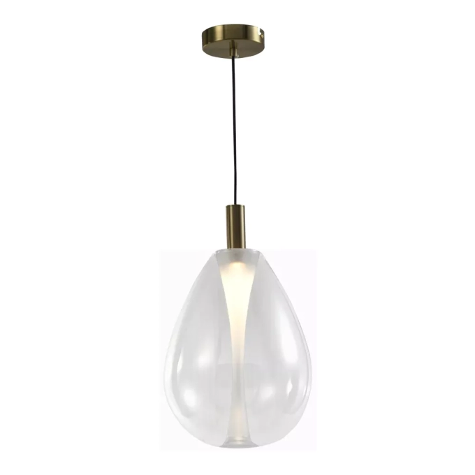 Pendente Skylight Thunder Bronze e Vidro Transparente 4 watts 3000K Bivolt Ø230X380mm SKY-4042TM
