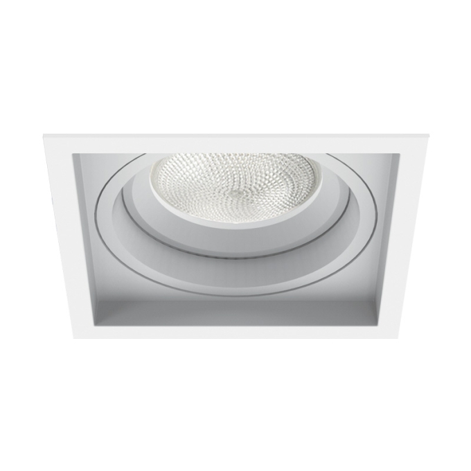 Embutido Interlight Micro Borda Recuado 1L PAR20 115x115x38mm IL 4706