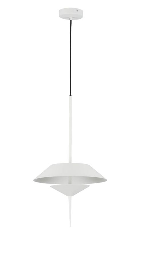 Pendente Bella Flugo Branco 10 watts 3000K Ø300x500mm Bivolt FLU1PD01BR030