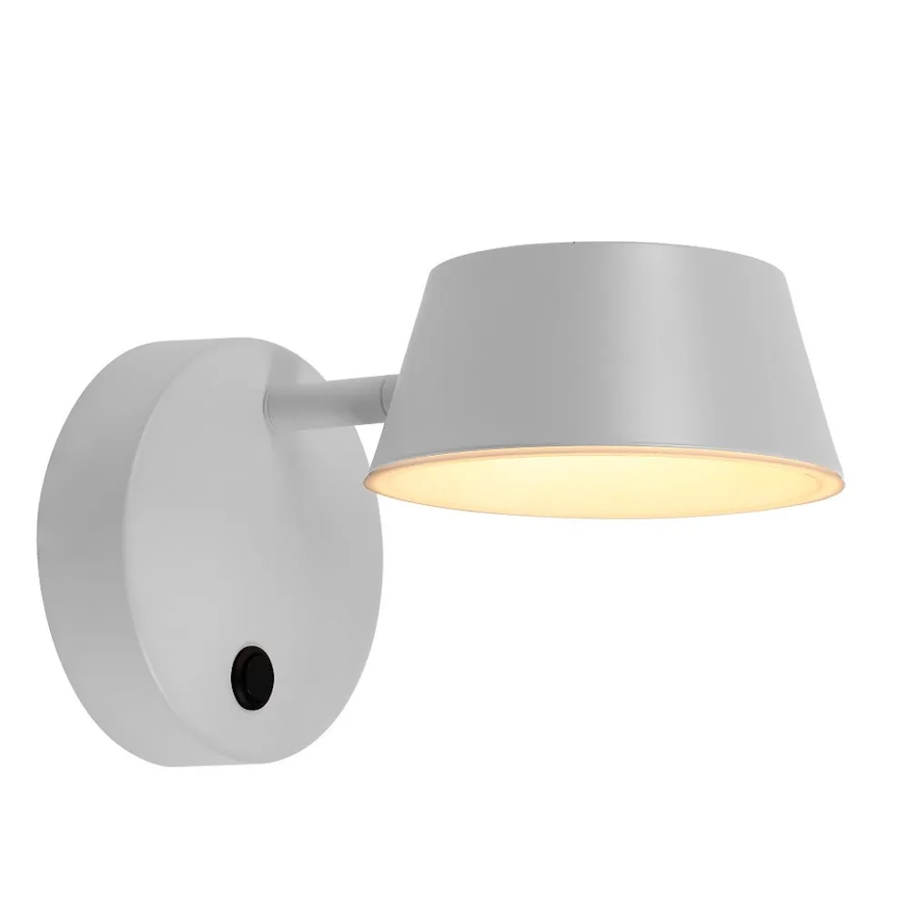 Arandela Bella Funnel Metal e Acrílico Off White 5 watts 3000K 110x200x130mm Bivolt FUN1AR01OW020