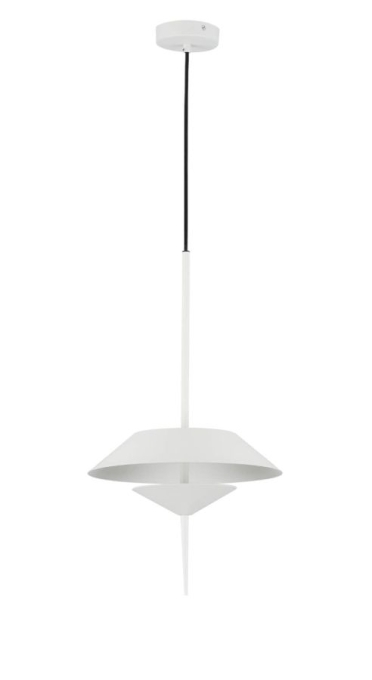 Pendente Bella Flugo Branco 10 watts 3000K Ø300x500mm Bivolt FLU1PD01BR030