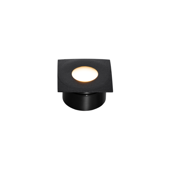Mini Balizador Direct Light Quadrado 0,5 watts 2700K Bivolt  IRC90 IP66 44x44mm DL EB4