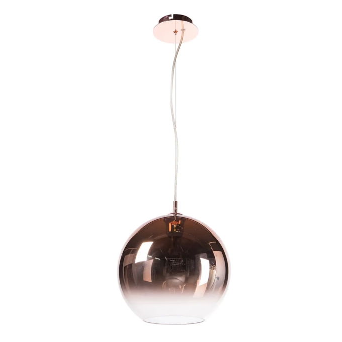 Pendente Bella Bocci Metal e Vidro Cobre 1L E27 Ø300x310mm OD038EM