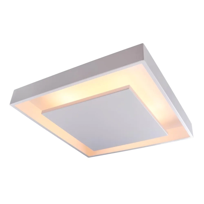 Plafon Rebatedor Bella Ghost Branco 16,8 watts 3000K 90x470x470mm GD021LW