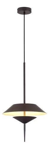 Pendente Bella Flugo Marrom 10 watts 3000K Ø300x500mm Bivolt FLU1PD01MA030