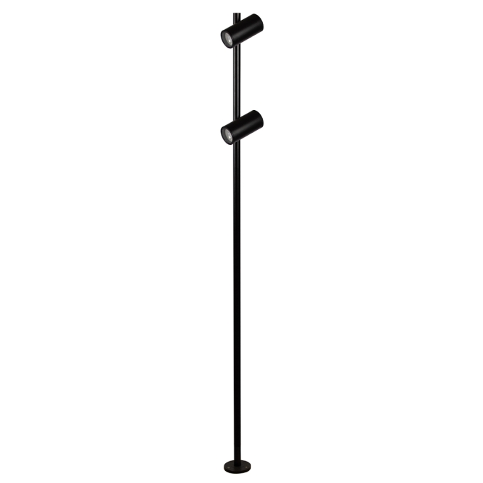 Poste Germany Guben Alumínio Preto 2L Dicróica Ø100x1600mm 35400410-16