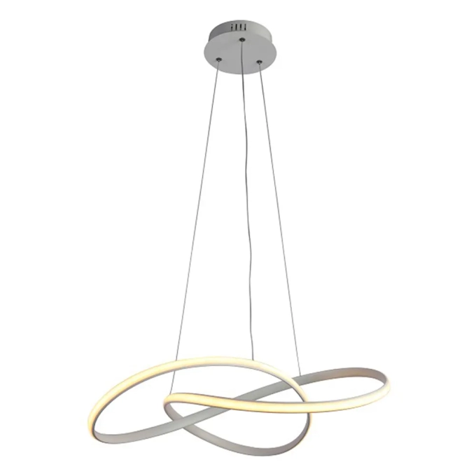 Pendente Bella Atom Branco 36 watts 3000K Ø630x150mm HM019W