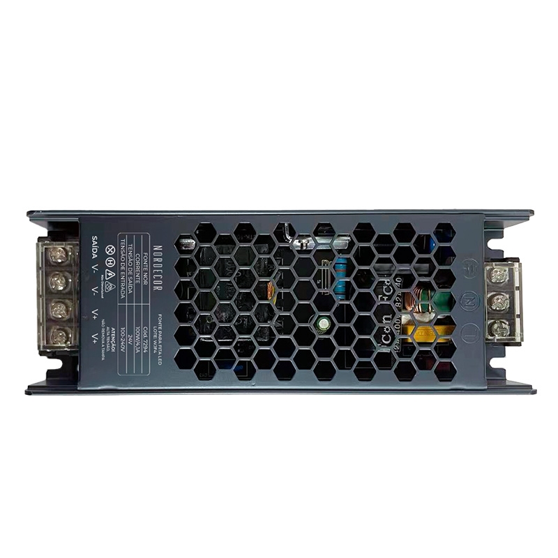 Fonte 24V Nordecor Nord 4,1A 100 watts Bivolt IP20 225x60x30mm 7294