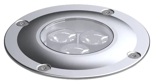 Embutido de Solo Powerlume 6 watts IP67 Alumínio e Difusor Acrílico Bivolt 125x82x76mm ESX6W