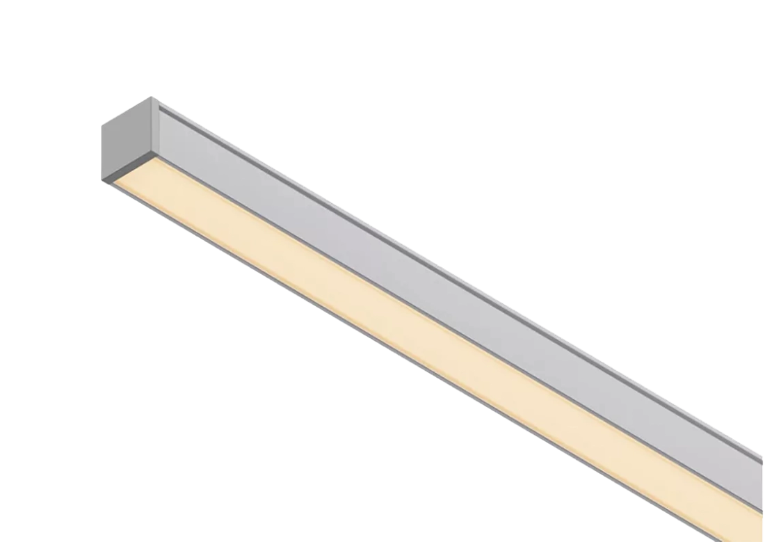 Perfil Powerlume Sobrepor Alumínio e ABS 12x12mm SBP12