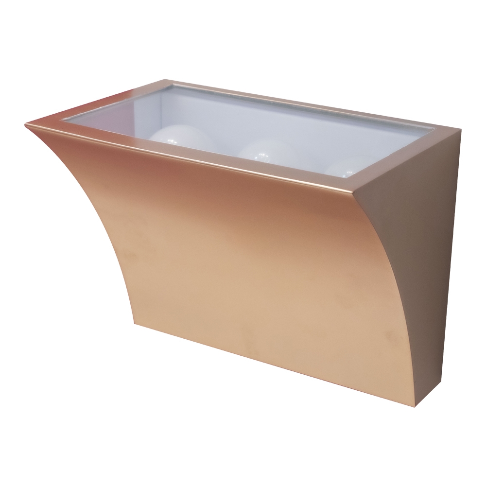 Arandela Acend Roraima PRETO 2L G9 245X191X122mm (PRONTA ENTREGA) 02297