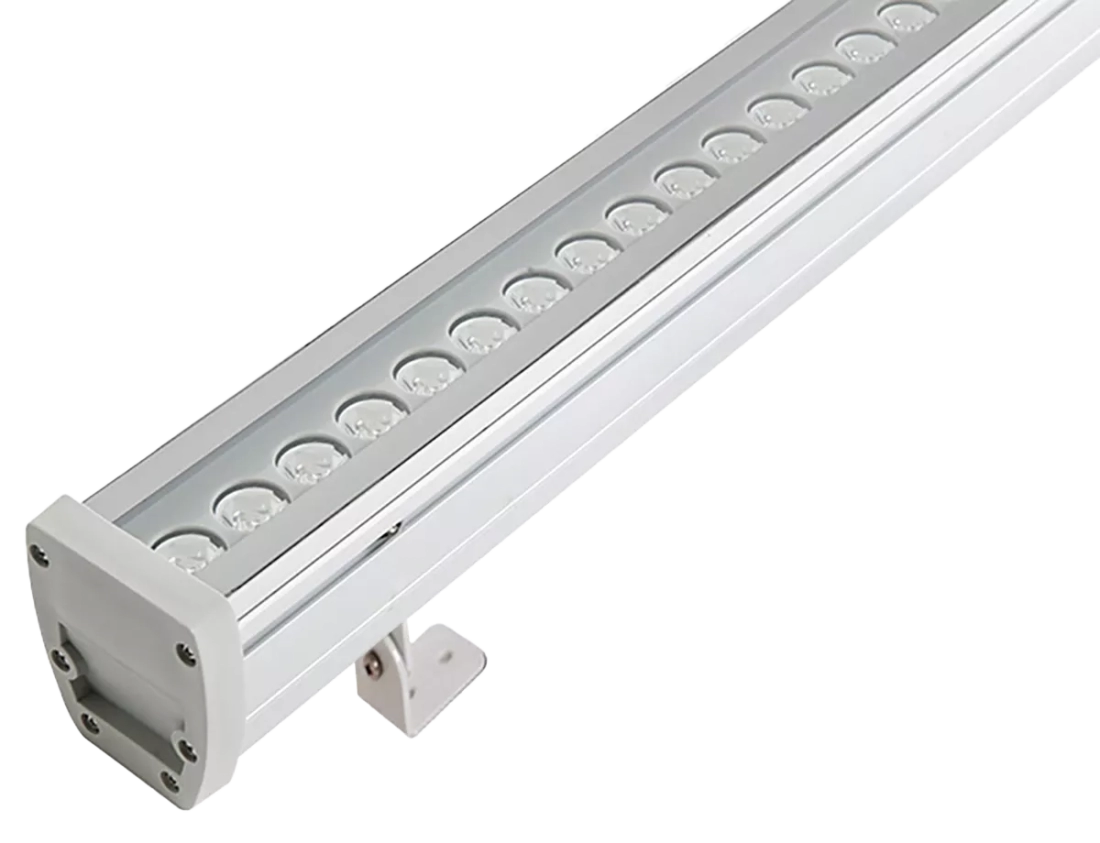 Projetor Powerlume 45 watts IP67 Alumínio e Difusor Vidro Temperado Bivolt 1200x76x88mm PL45W