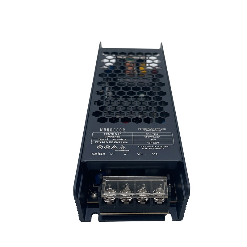 Fonte 24V Nordecor Nord 8,3A 200 watts Bivolt IP20 190x60x30mm 7297
