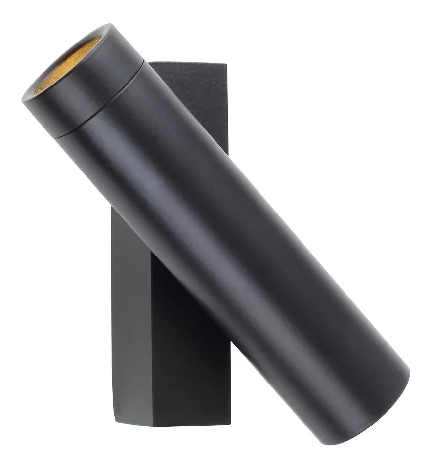 Arandela Spotline Mark Preto 5 watts Bivolt 100x25x55mm 1042/2