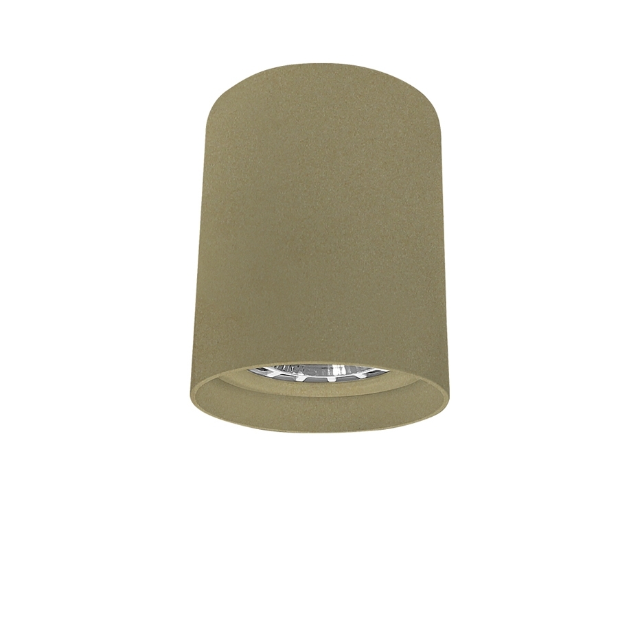 Plafon Sobrepor Newline Lisse II DOURADO 1L AR70 GU10 Ø80x95mm PL03021