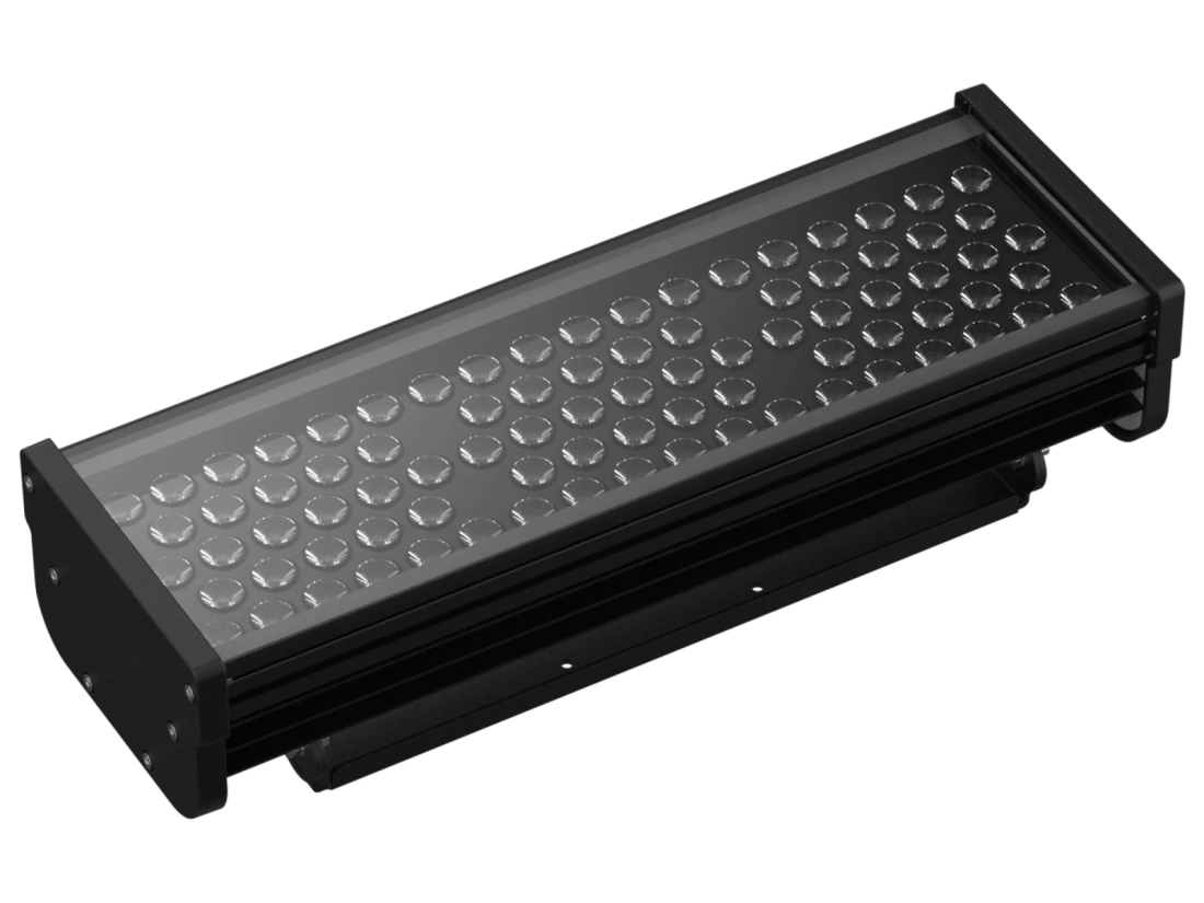 Projetor Powerlume Longo Alcance 90 watts IP67 Alumínio e Difusor Vidro Temperado Bivolt 180x542mm PLA90W