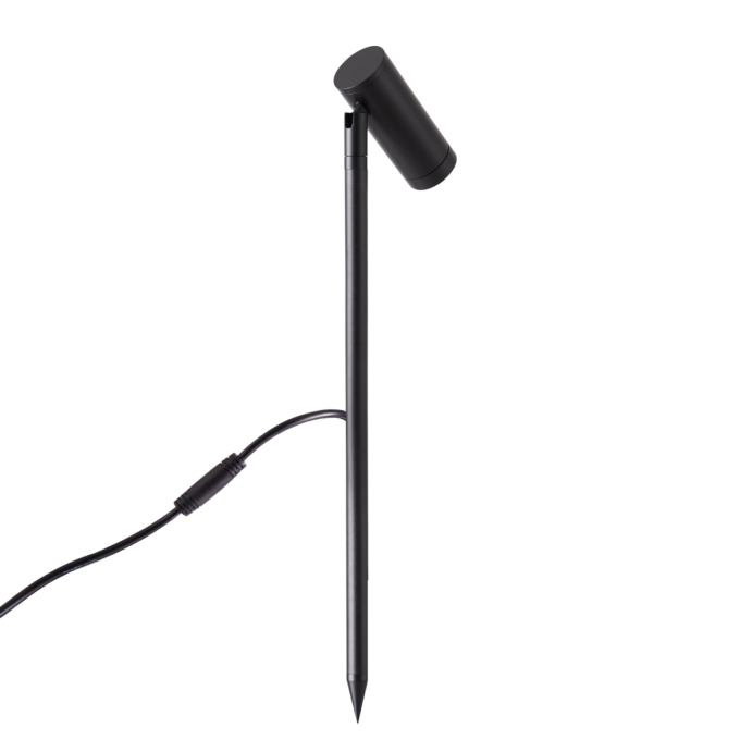 Espeto Nordecor Daya Preto 15 watts 2700K IP67 24° Antiofuscante IRC97 Bivolt Ø60x400mm 6630