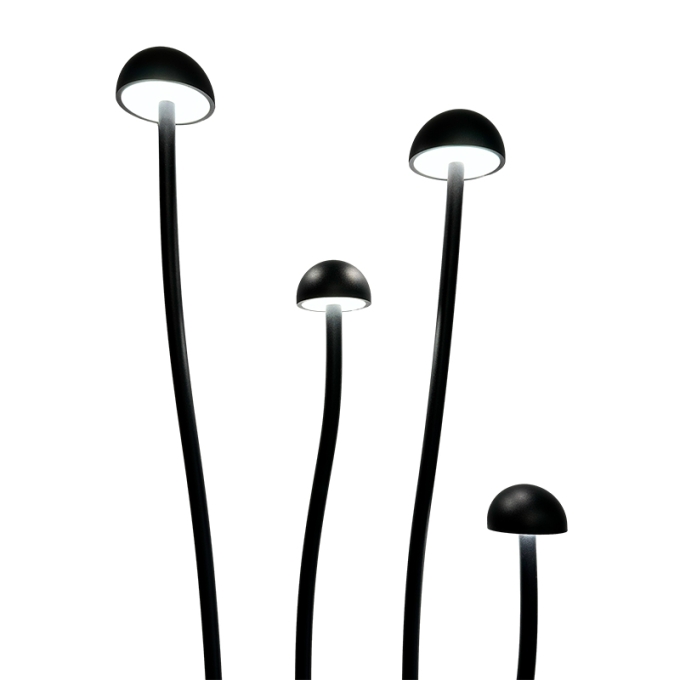 Luminária Nordecor para Jardim Gobe 2x2w e 2x3w 3000K 24V IP67 4 Unidades 6614