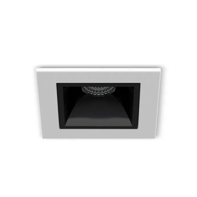 Luminária de Embutir Interlight Picco 3 watts 34° 2700K IRC90 Branco/Preto Bivolt 45x45x34mm 4991(BM)