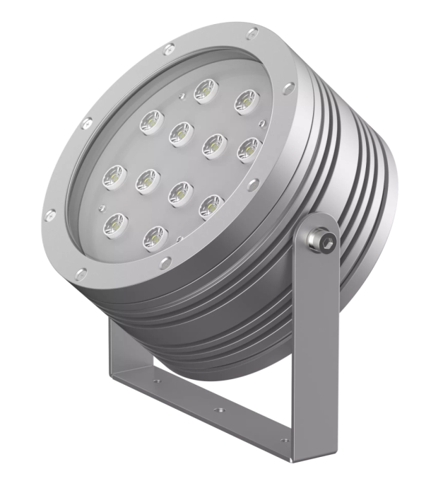Projetor Powerlume Facho 4° 36 watts IP67 Alumínio e Difusor Acrílico Bivolt 192x102x230mm PJ36W