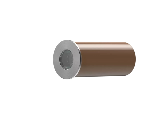 Embutido Powerlume Subaquático 3 watts 24V IP68 Inox e Acrílico Ø44x100x40mm ESA3W