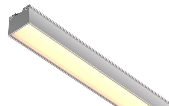Perfil Powerlume Sobrepor Alumínio e ABS 33x27mm SBP30