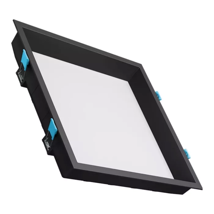 Luminária de Embutir Stella S. Deep 26 watts 4000K Preto Super Recuada Dimerizável 400x400mm 220V STL24910PTO/40
