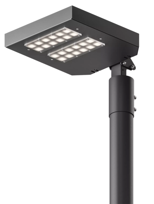 Luminária Pública Modular Powerlume 250 watts IP66 Alumínio e Policarbonato 820x288x45mm LP250W