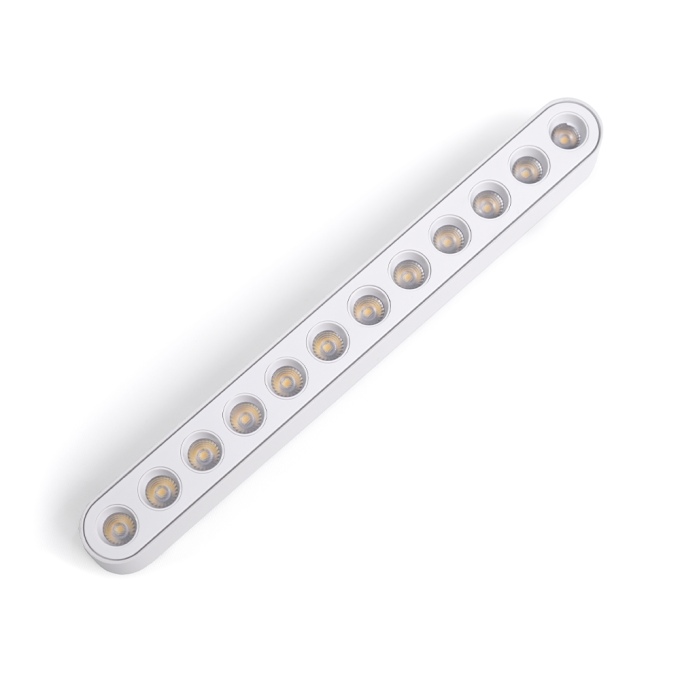 Módulo Magnético Nordecor Kay Pro 12 watts 3000K 24° 48V IRC90 Branco 235x26x26mm 6700