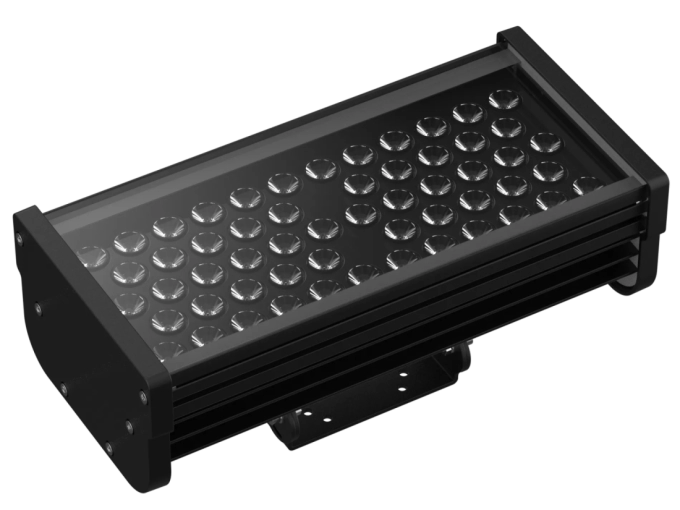 Projetor Powerlume Longo Alcance 60 watts IP67 Alumínio e Difusor Vidro Temperado Bivolt 180x372mm PLA60W
